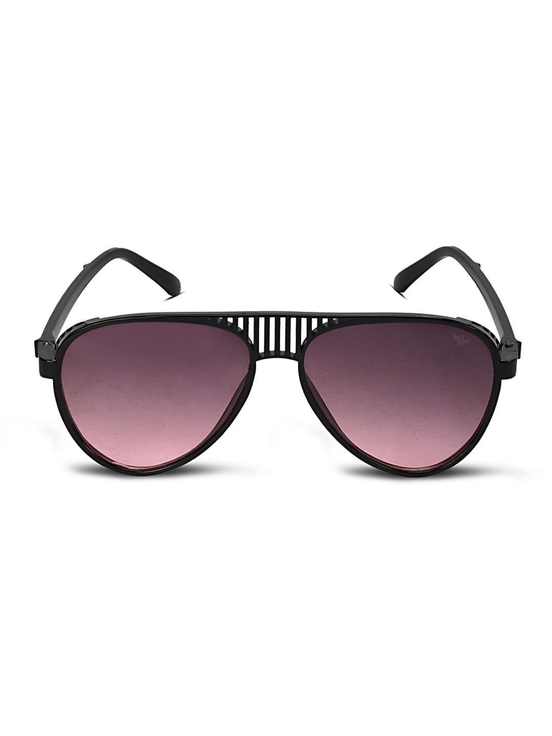 David Martin Men Purple Lens & Black Aviator Sunglasses with-image-16