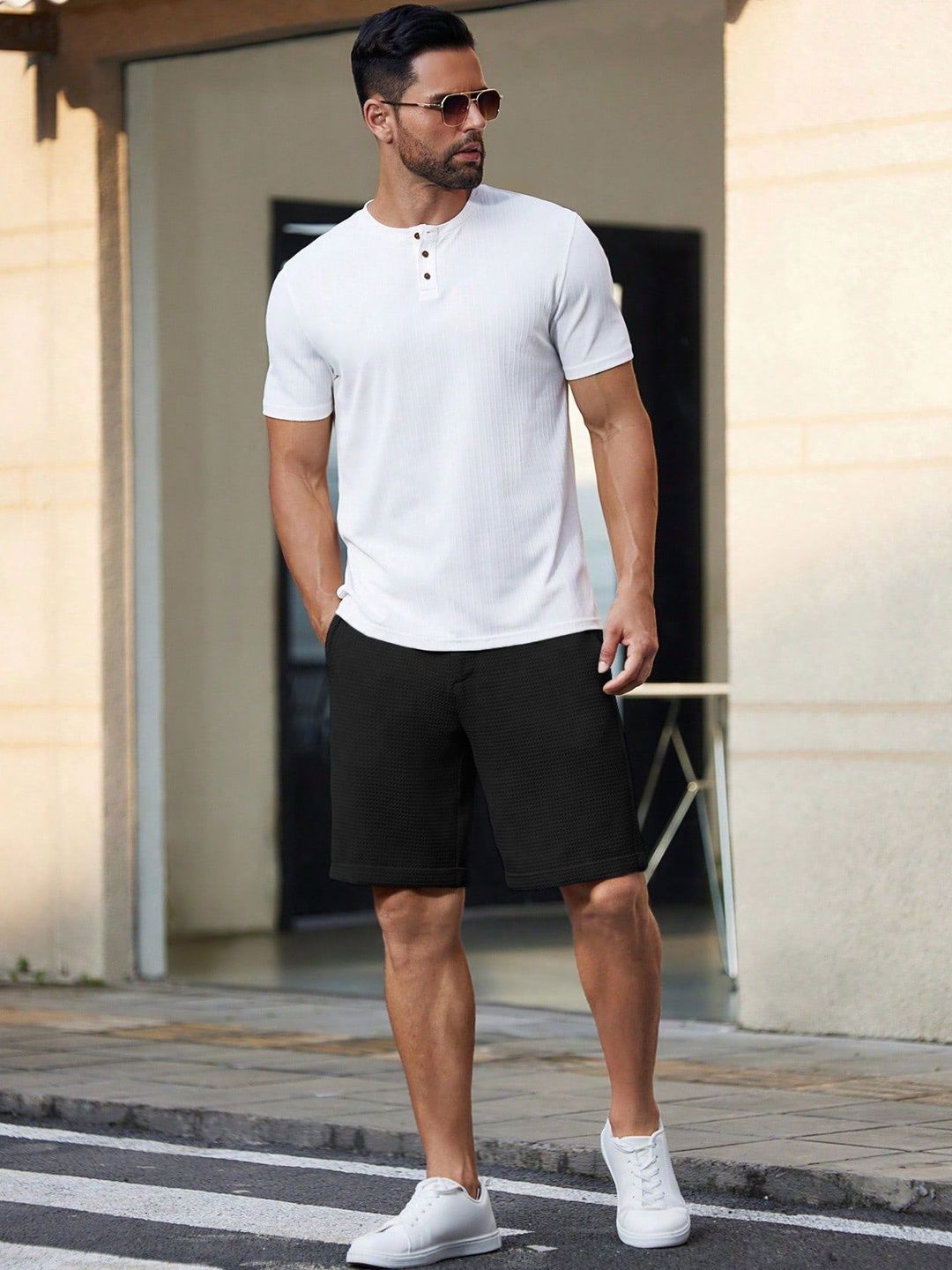 TAGDO FASHION Men Low-Rise Shorts-picture-35