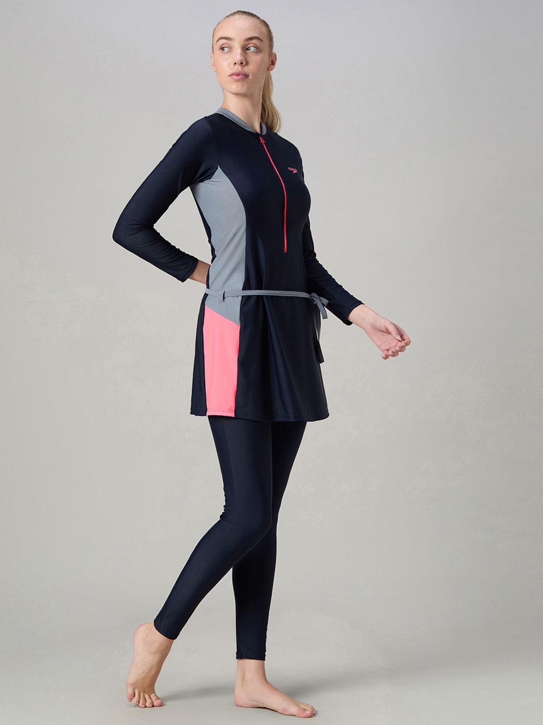 Speedo Long Sleeves Two Piece Full Bodysuit-picture-31