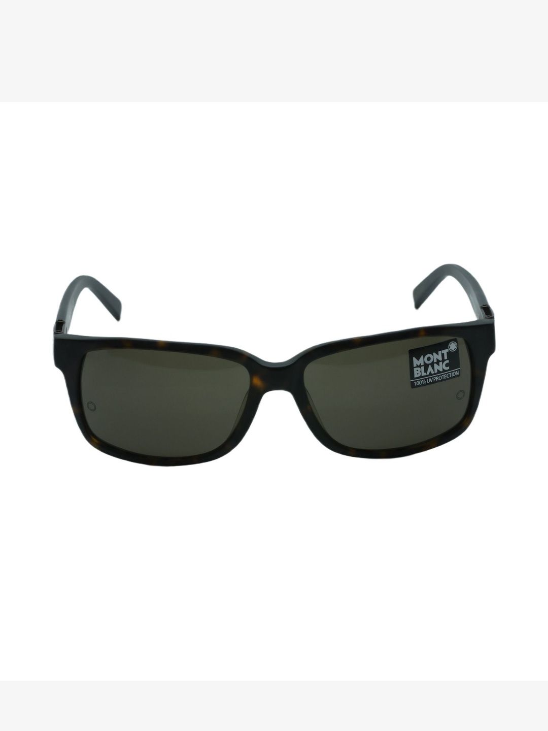 Mont Blanc Men Black Lens & Brown Square Sunglasses MB405S 58 52J-image-45