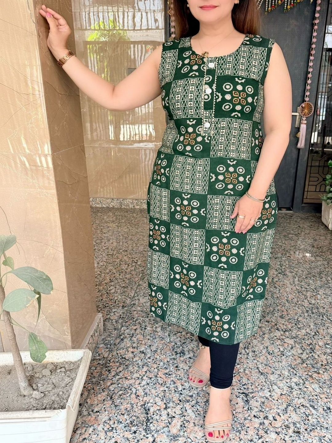 Sdc Collections Geometric Printed Kurti-picture-18