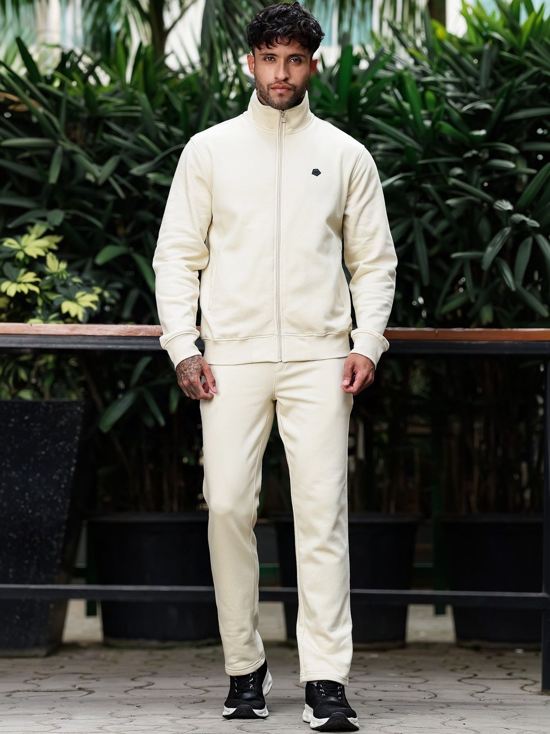 ONE SKY Men Mock Neck Tracksuits-picture-53