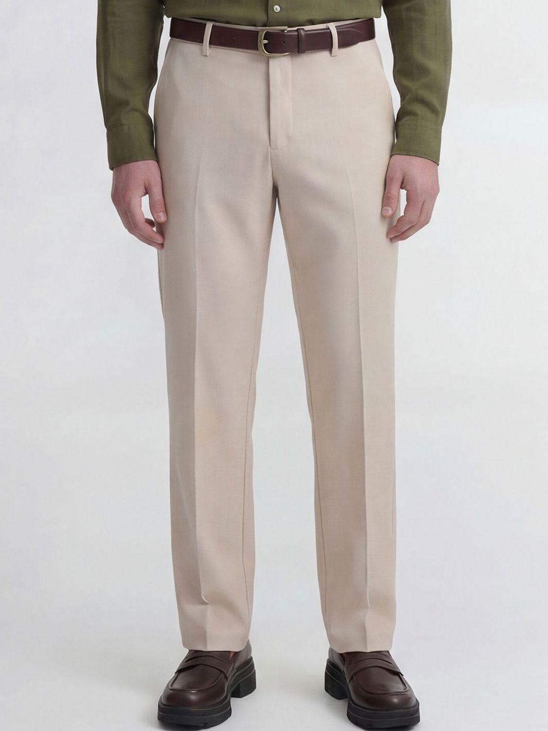 HIGHLANDER Men Slim Fit Easy Wash Trousers-picture-23