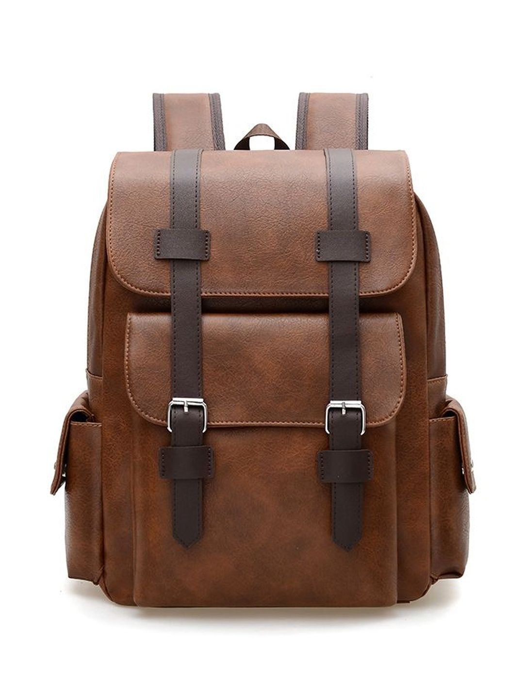 ANDREW HILL Men Contrast Detail Backpack-picture-31