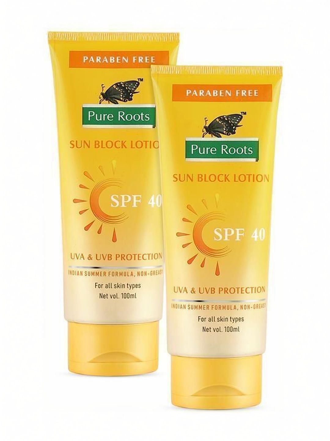 pure roots Set Of 2 Sun Block Lotion - 100 ml Each-picture-46