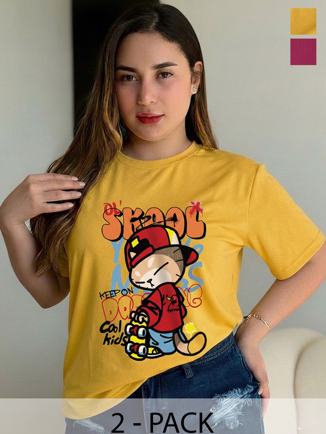 Kasendra Women 2 Printed T-shirt