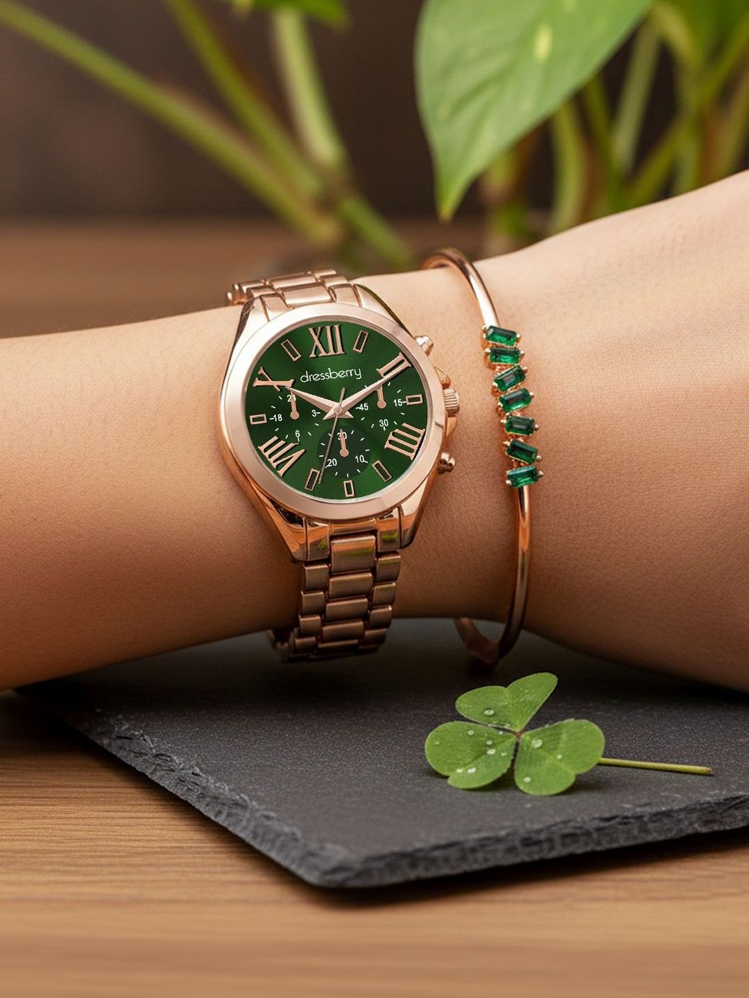 DressBerry Women Dial & Bracelet Style Straps Analogue Chronograph Watch DBWJSet26-38-picture-40