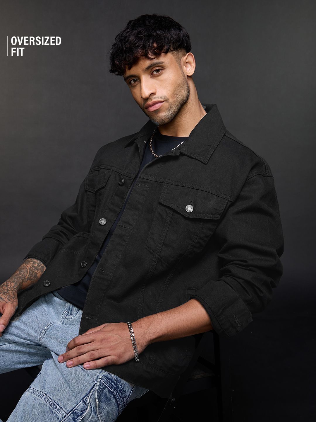 The Souled Store Men Lightweight Denim Jacket-picture-25