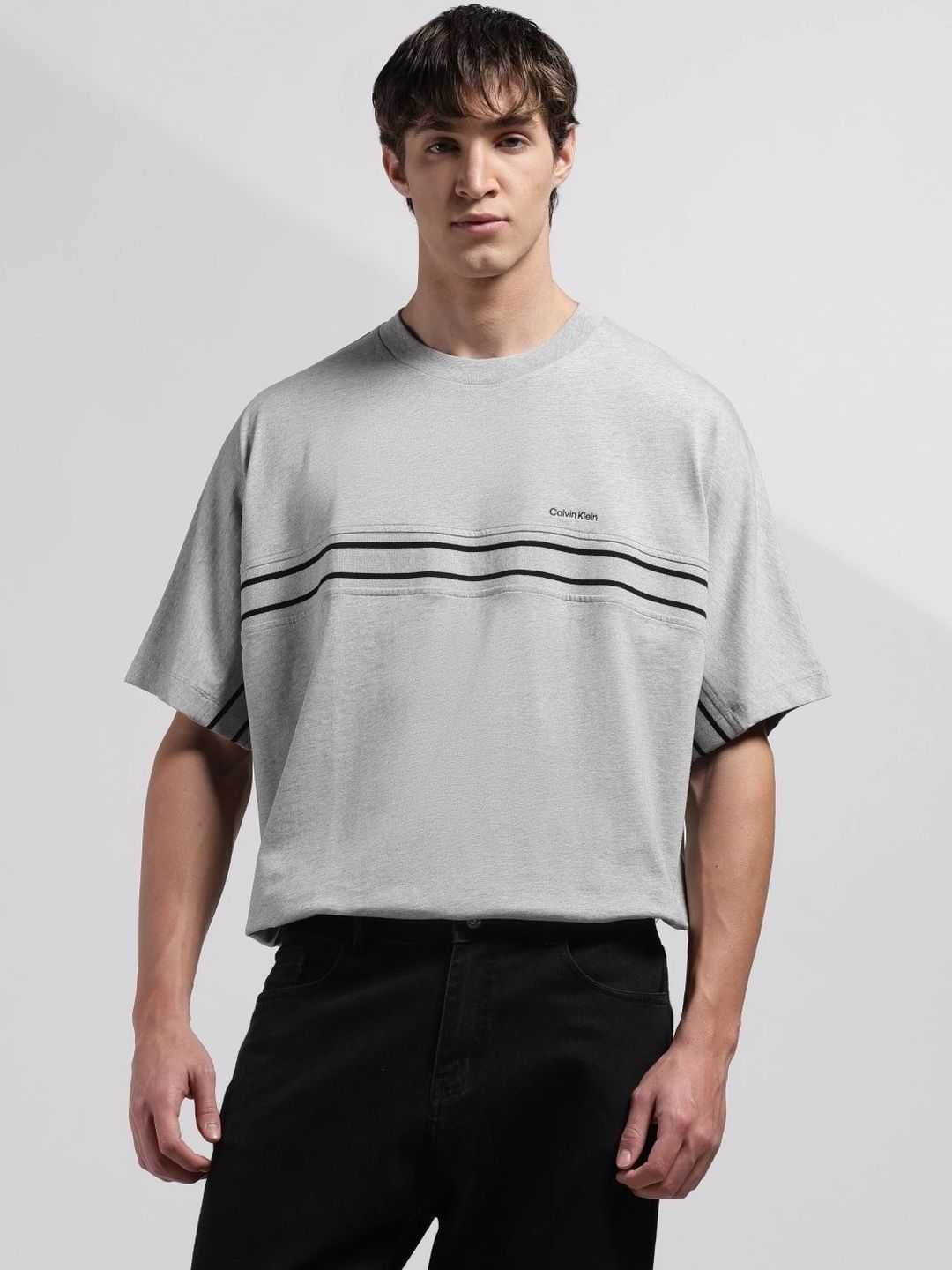 Calvin Klein Jeans Men Striped T-shirt-picture-38