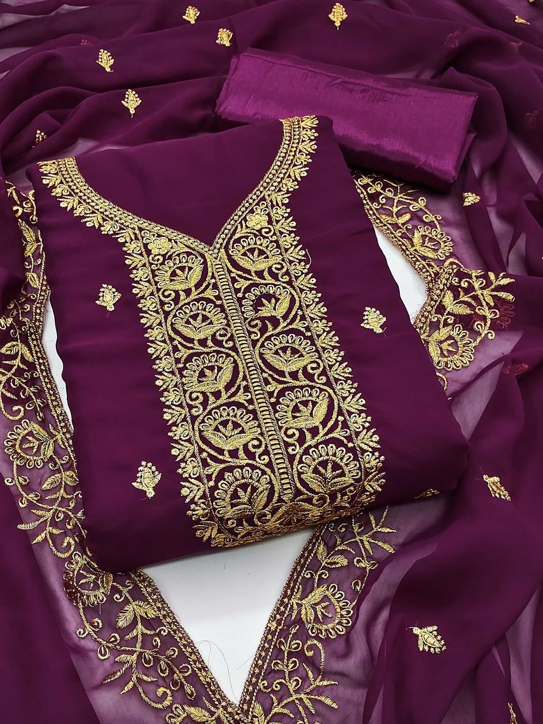 Dhaaga Ghar Embroidered Unstitched Dress Material-picture-34