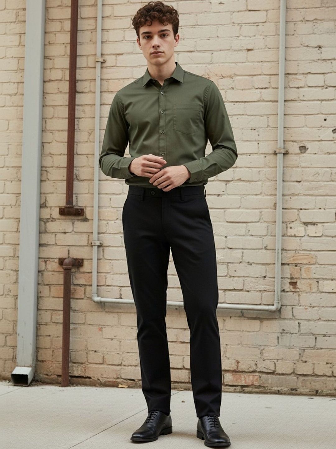 SZN Men Slim Fit Casual Shirt-picture-47