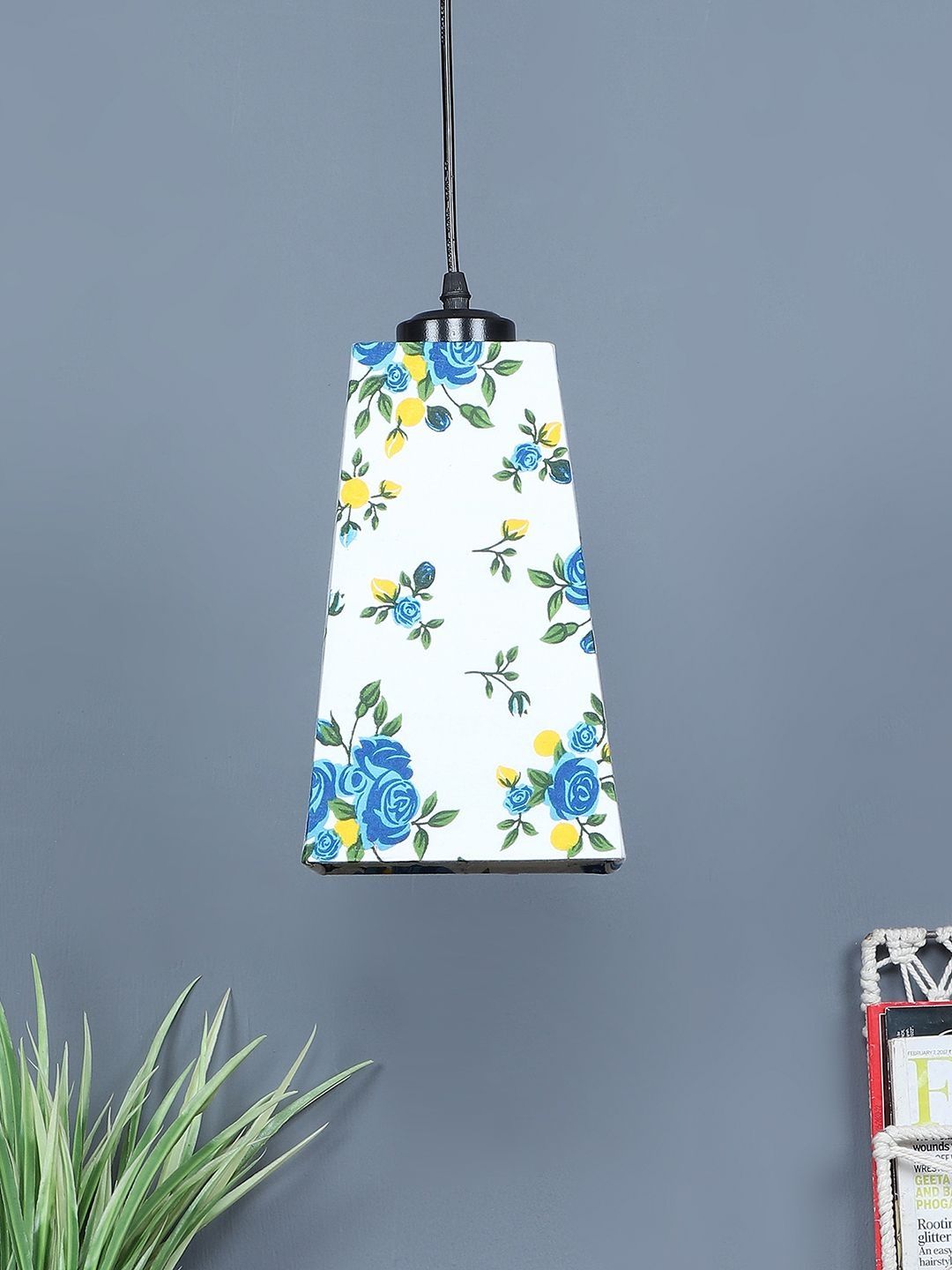 Aura Multicoloured & White Printed Ceiling Lamp-picture-40