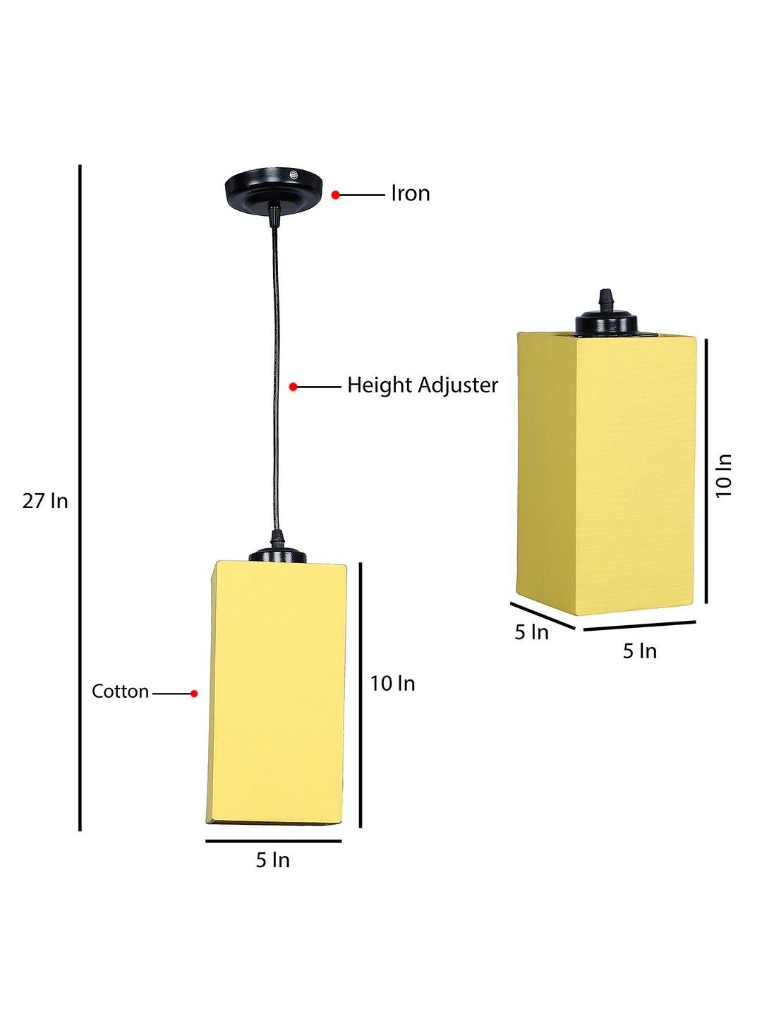 Aura Yellow & Yellow Contemporary Ceiling Lamp-picture-37