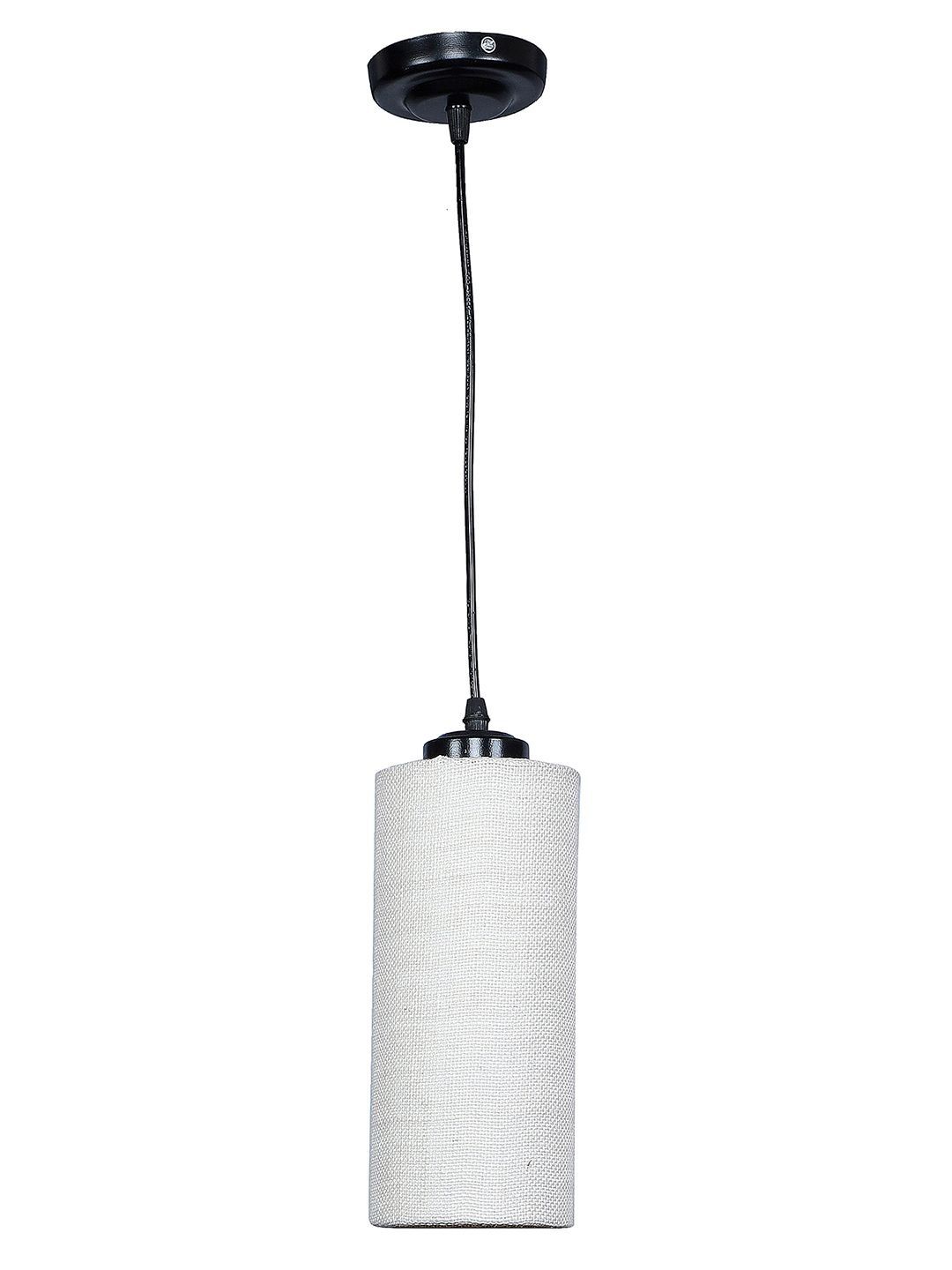Aura White & Cream-Coloured Textured Traditional Ceiling Lamp-picture-29