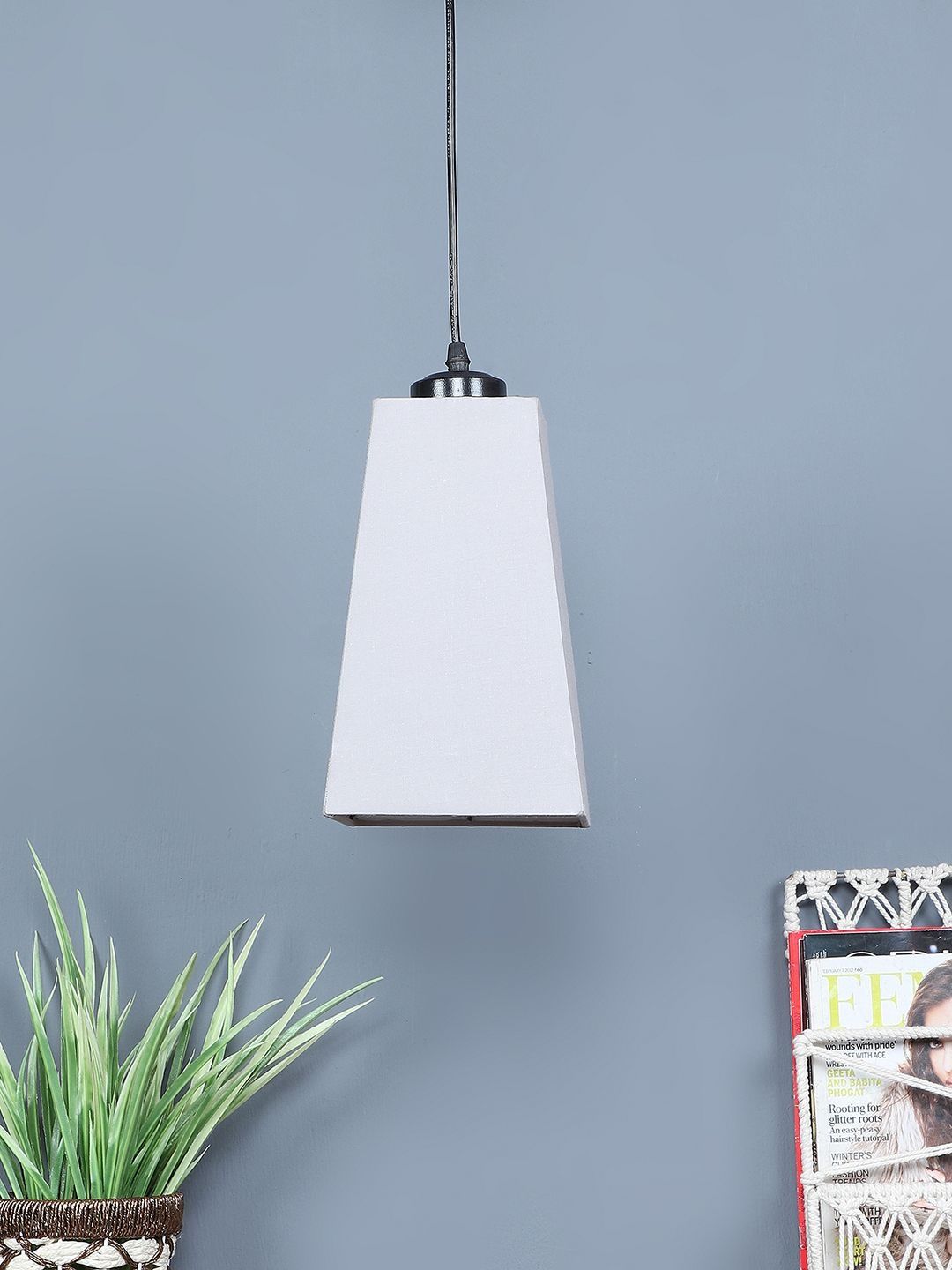 Aura Grey & White Ceiling Lamp-picture-24