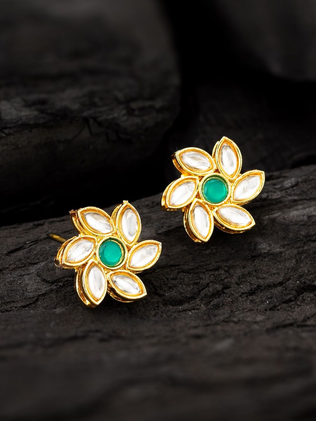 Anouk Floral Studs Earrings-image-39