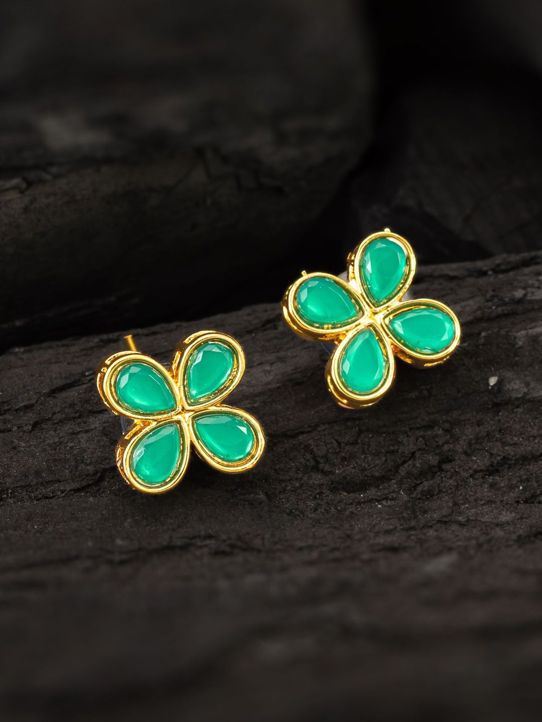 Anouk Floral Studs Earrings-picture-12