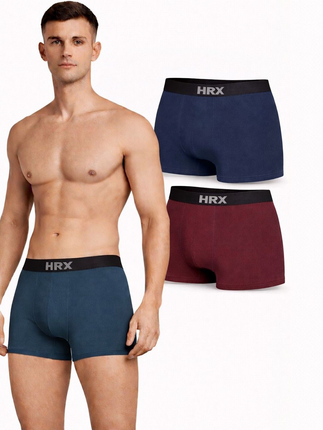 HRX by Hrithik Roshan Pack of 3 Men Trunk-picture-10