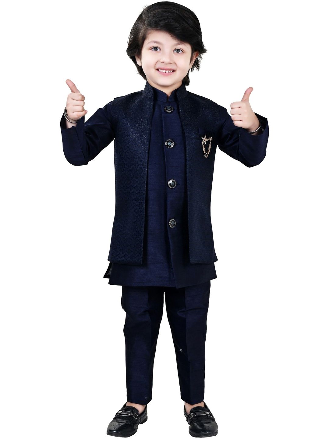 Arshia Fashions Boys Embroidered Sherwani-picture-31