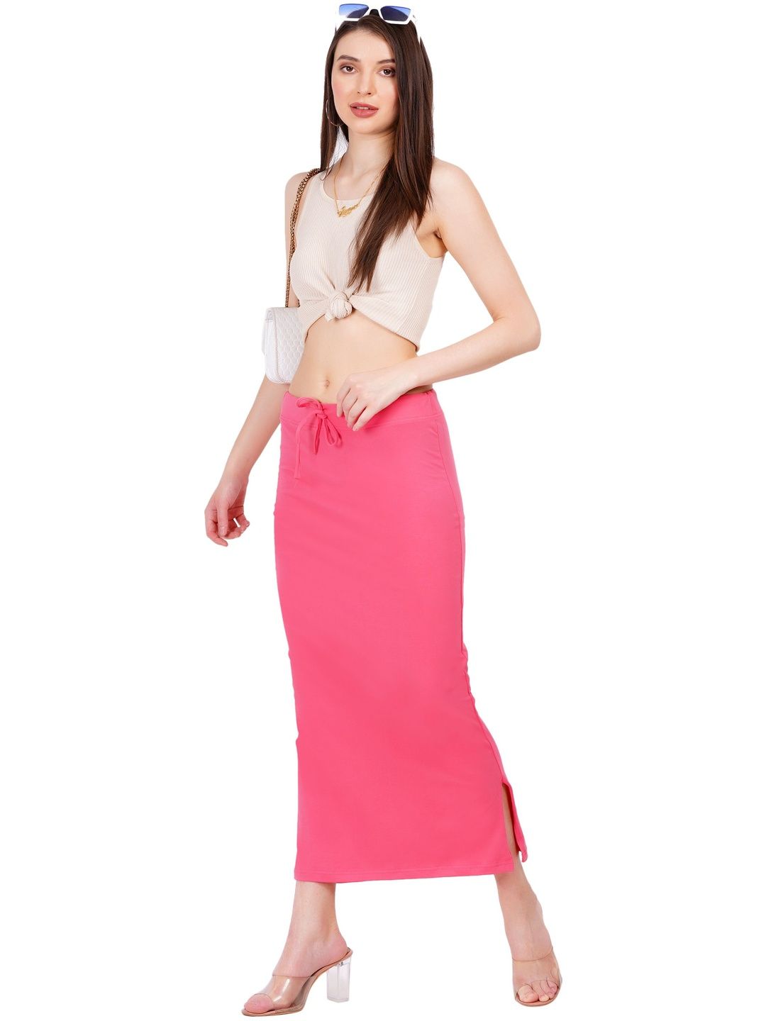 Liigne Pack Of 4 Mid-Rise Saree Shapewear-picture-23