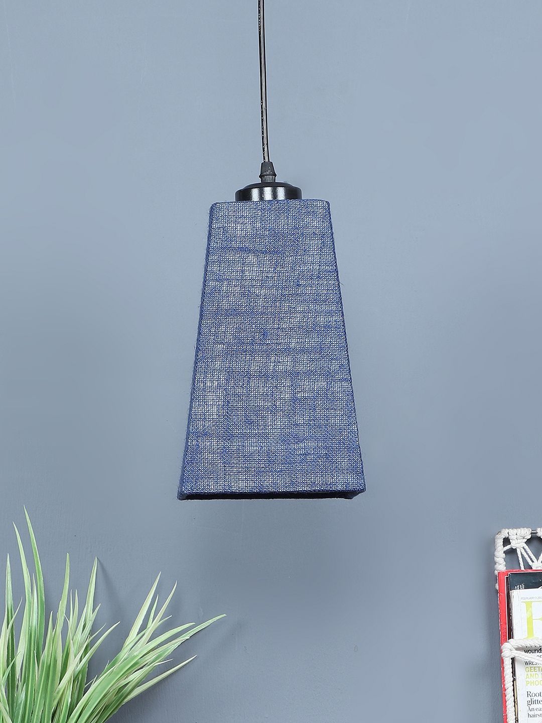 Aura Blue & Blue Textured Ceiling Lamp-picture-35