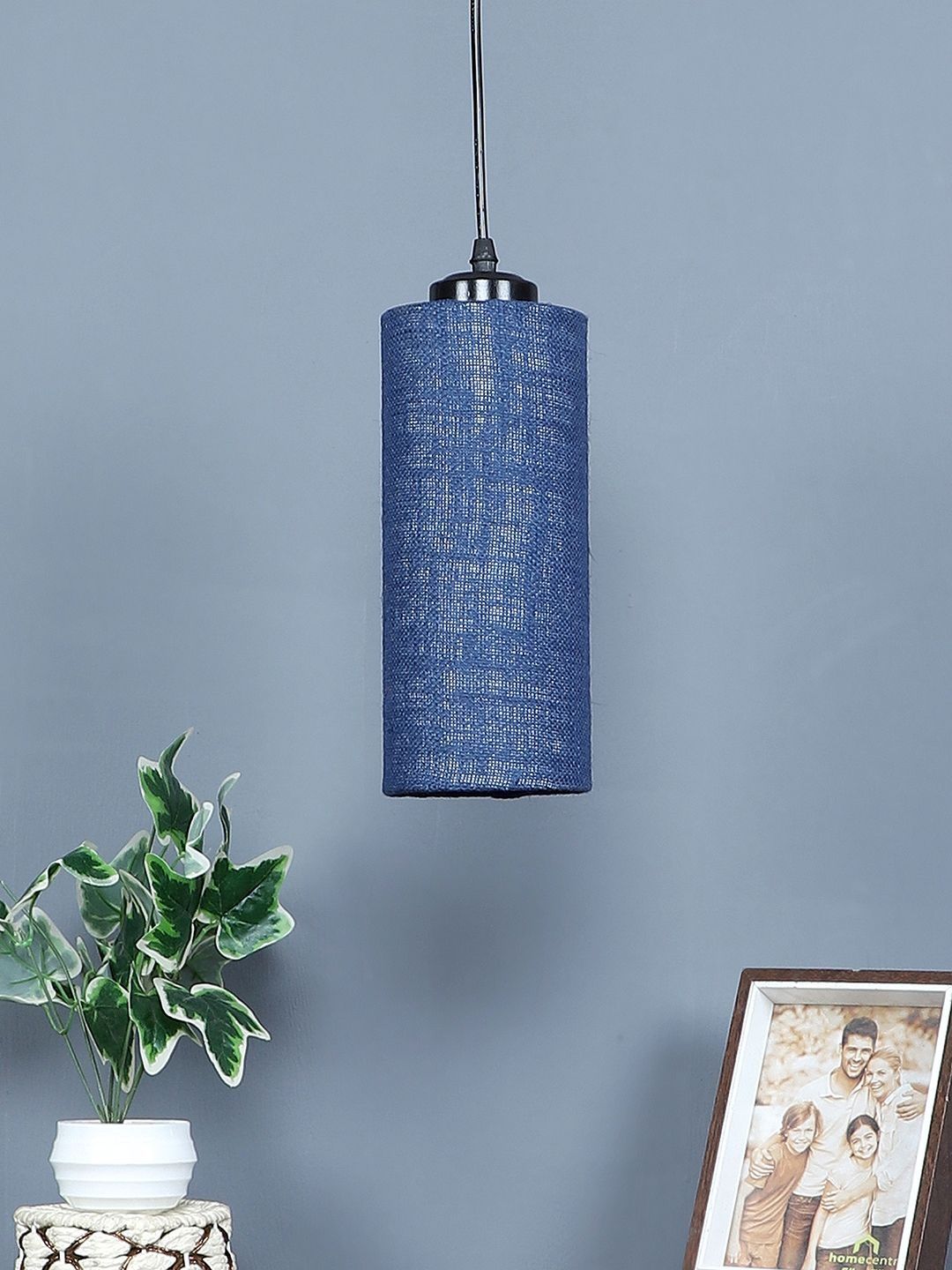 Aura Blue & Blue Textured Ceiling Lamp-picture-16