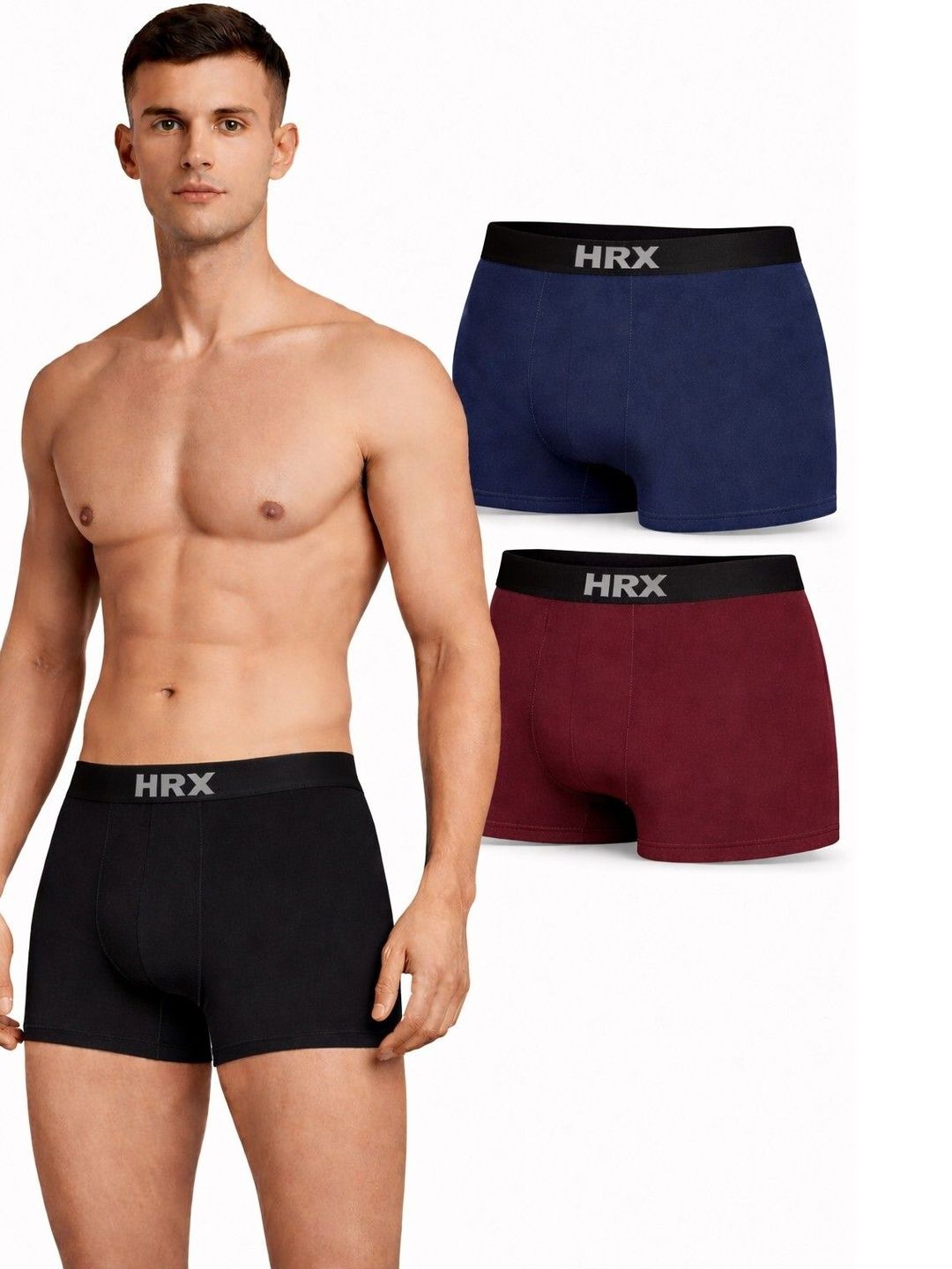 HRX by Hrithik Roshan Pack of 3 Men Trunk-picture-51