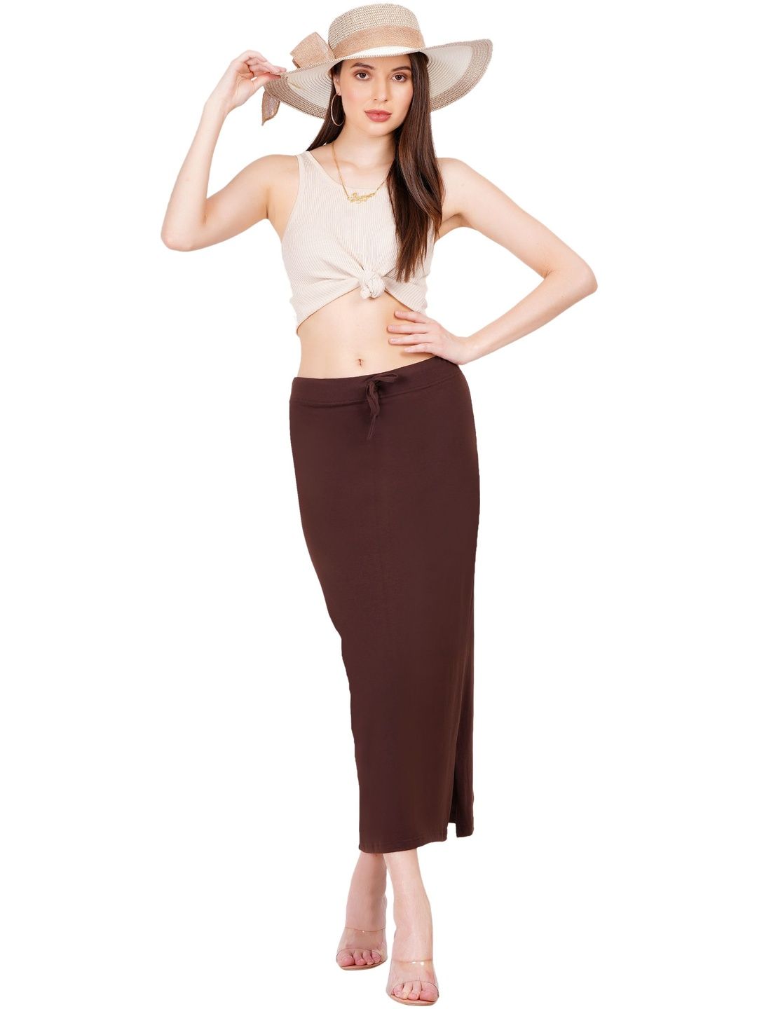 Liigne Pack Of 4 High Rise Stretchable Saree Shapewears-picture-24