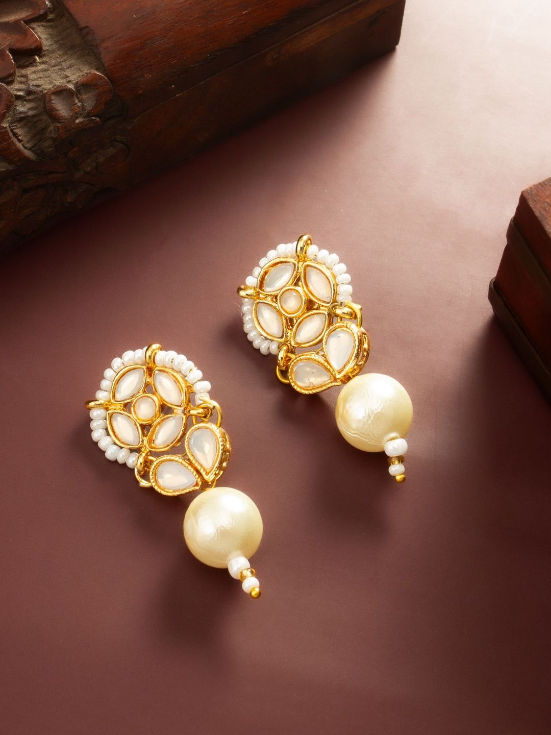 Anouk Geometric Drop Earrings-picture-24
