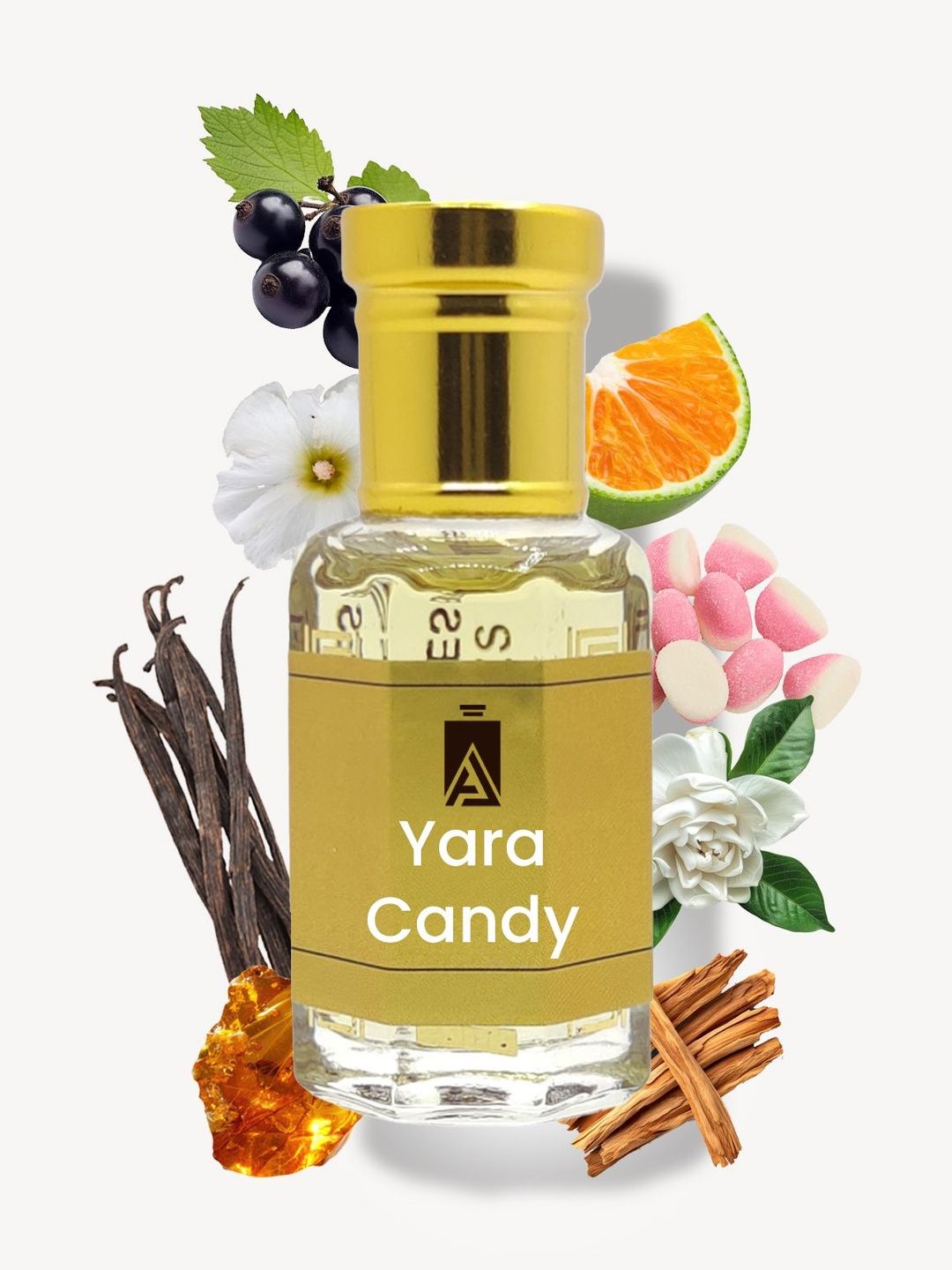 Ali Perfumes Yara Candy Long Lasting & Alcohol Free Attar - 6 ml-image-3