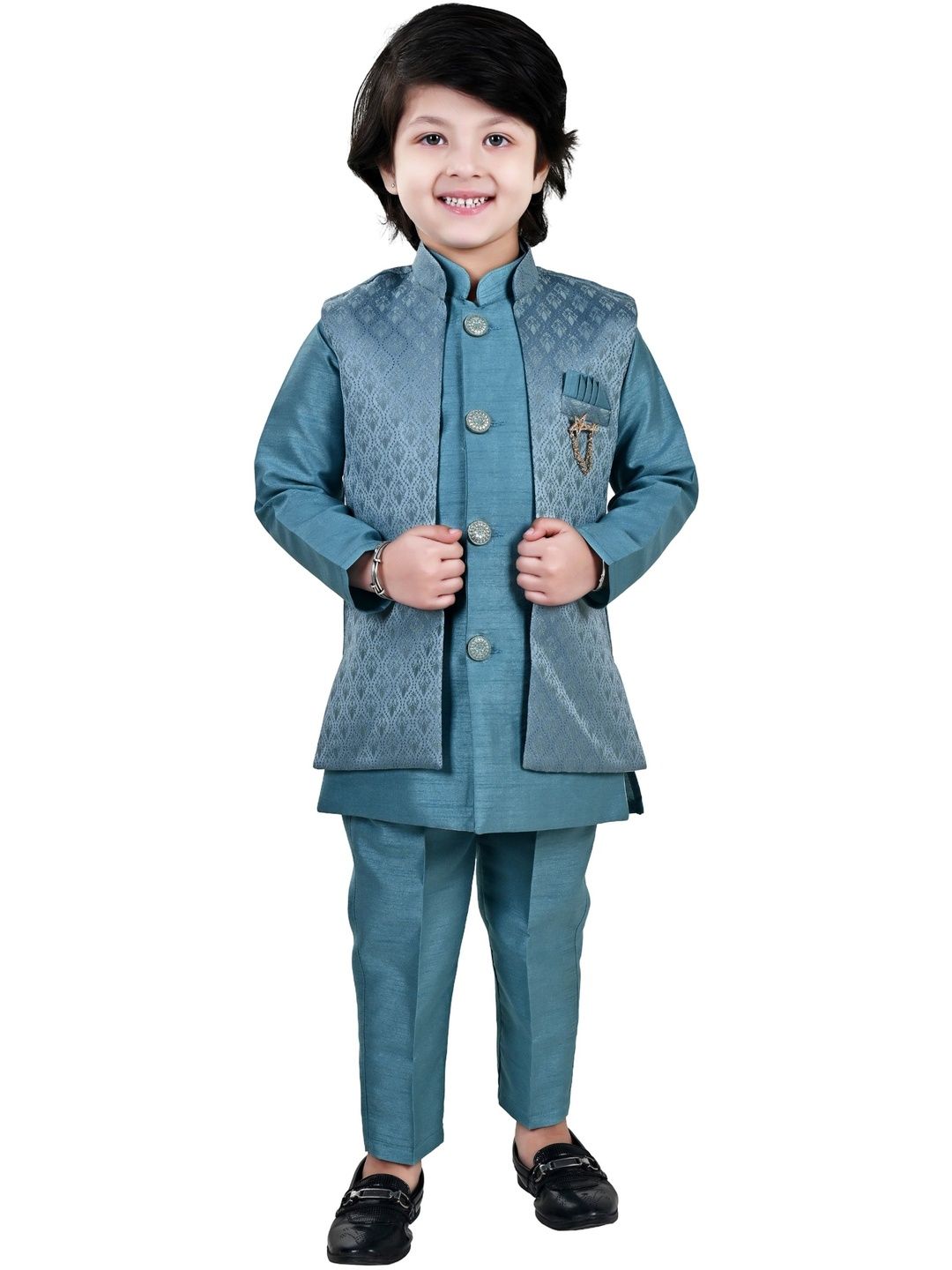 Arshia Fashions Boys Embroidered Sherwani-picture-46