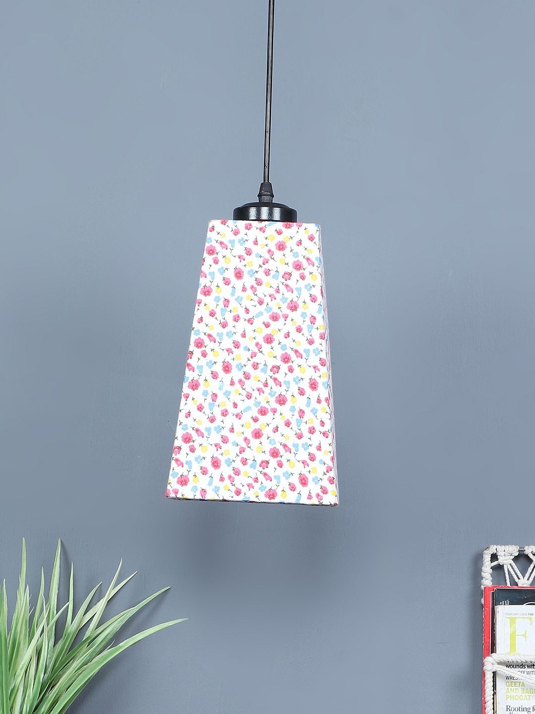 Aura Multicoloured & White Printed Ceiling Lamp-picture-31