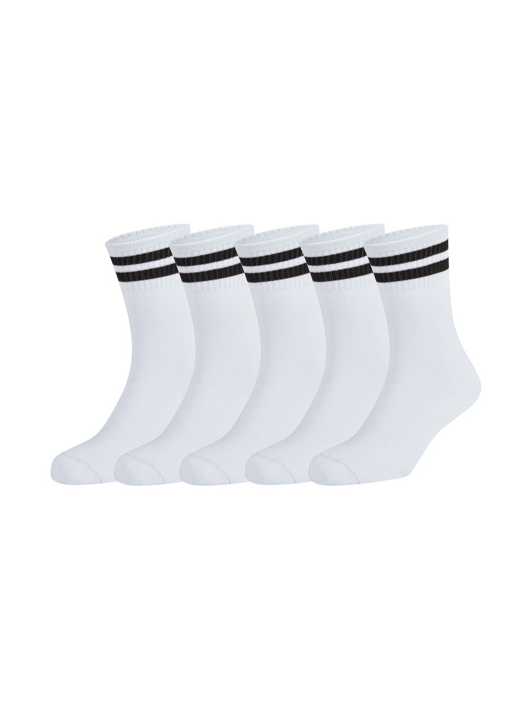 bizala Kids Pack Of 5 Striped Calf-Length Socks-picture-24