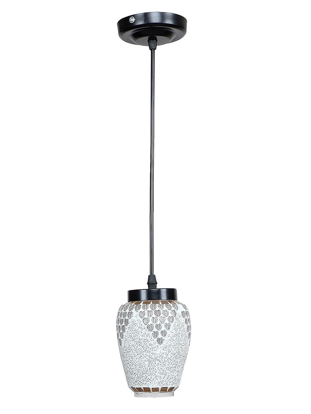 Aura Multicoloured & Multicoloured Printed Glass Ceiling Lamp-picture-36