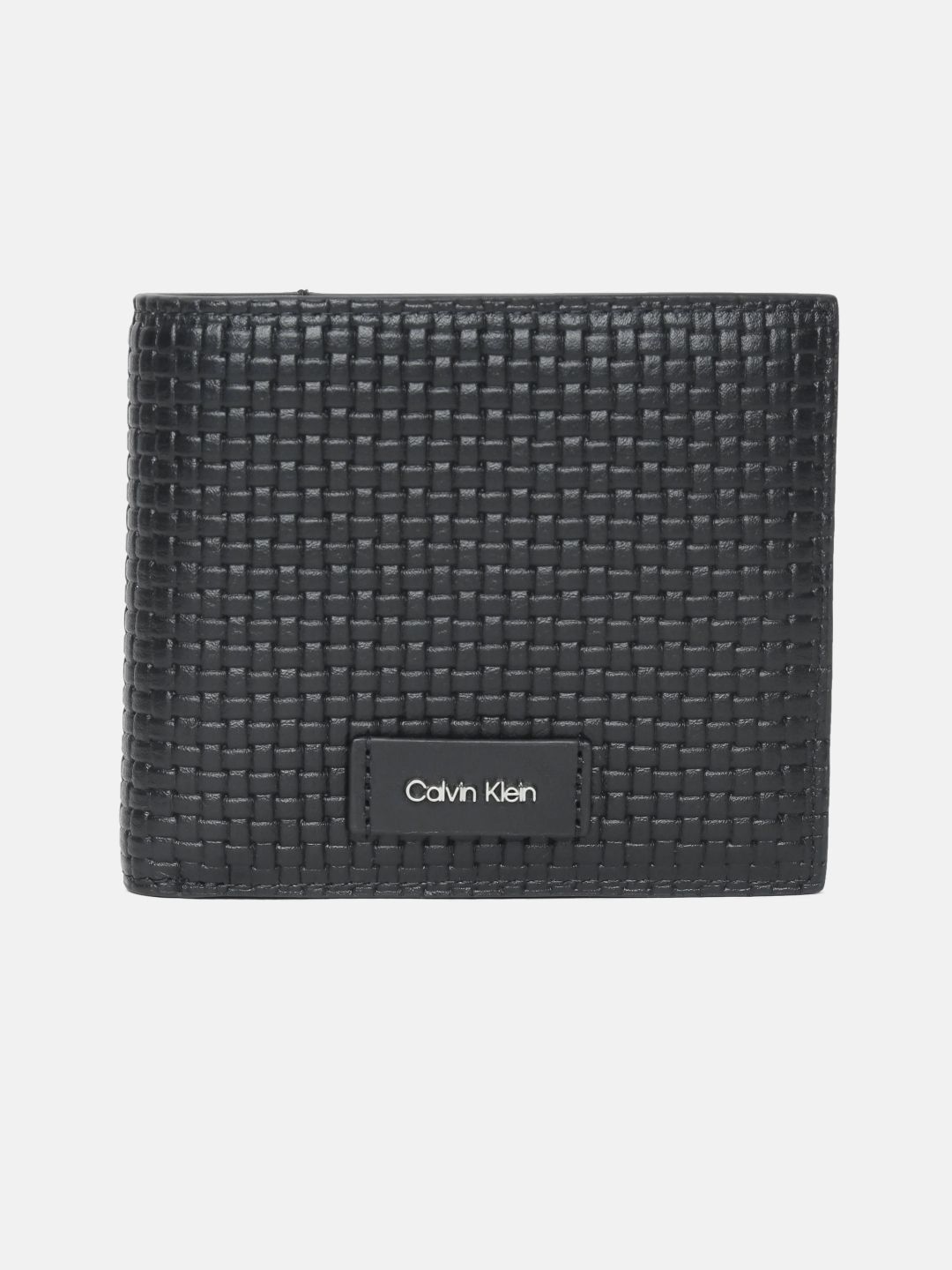 Calvin Klein Men Woven Design Leather Two Fold Wallet-picture-36