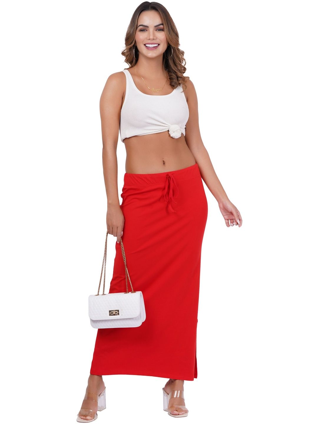 Liigne Pack Of 6 High Rise Stretchable Saree Shapewears-picture-38