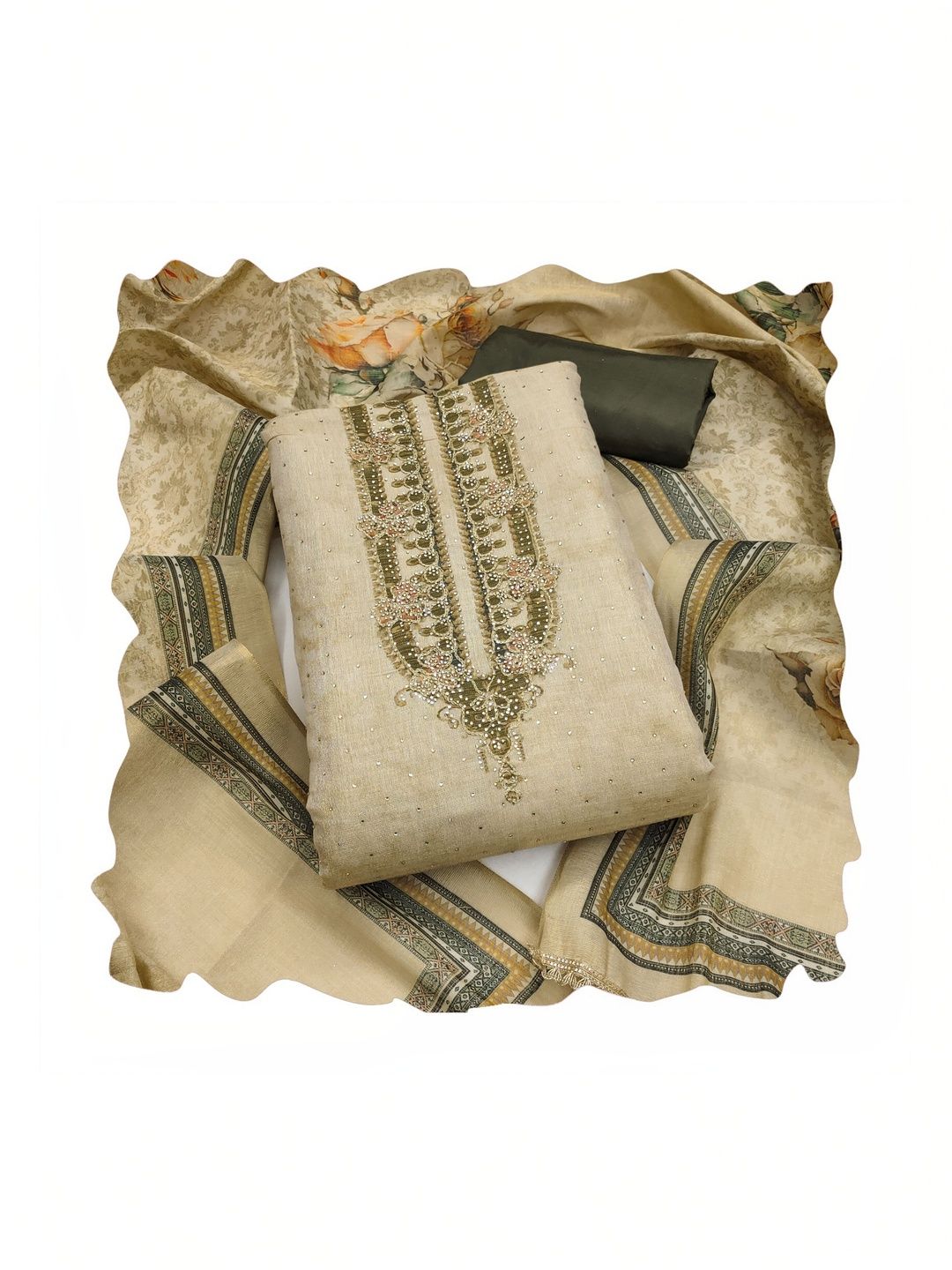 Maroosh Embroidered Unstitched Dress Material-picture-20
