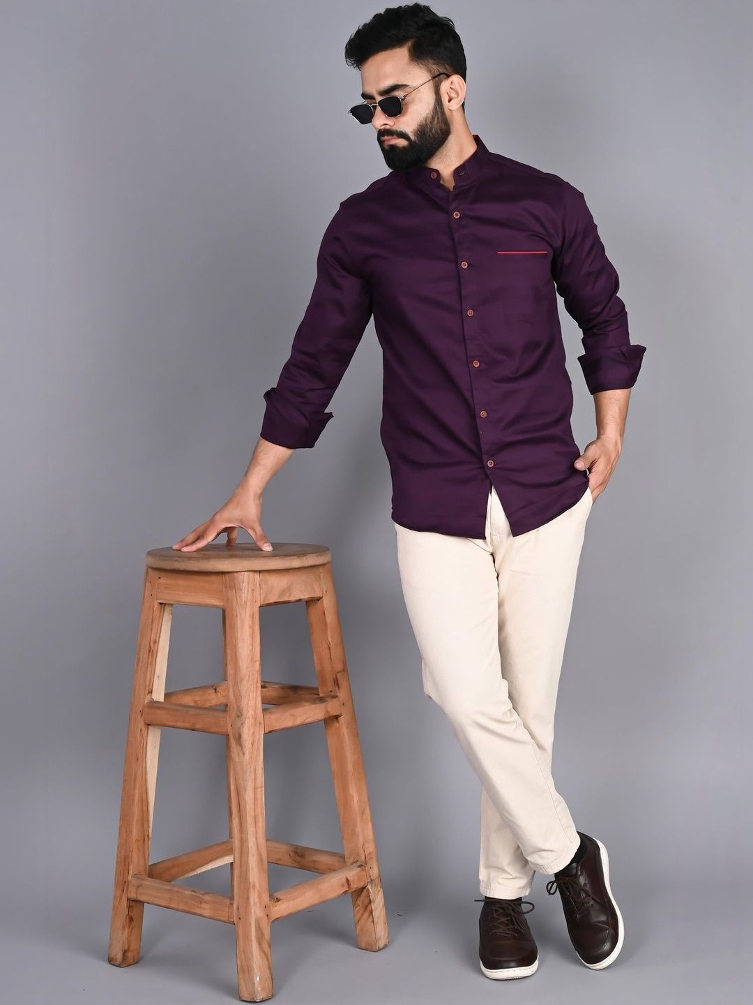 SZN Men Slim Fit Casual Shirt-picture-45
