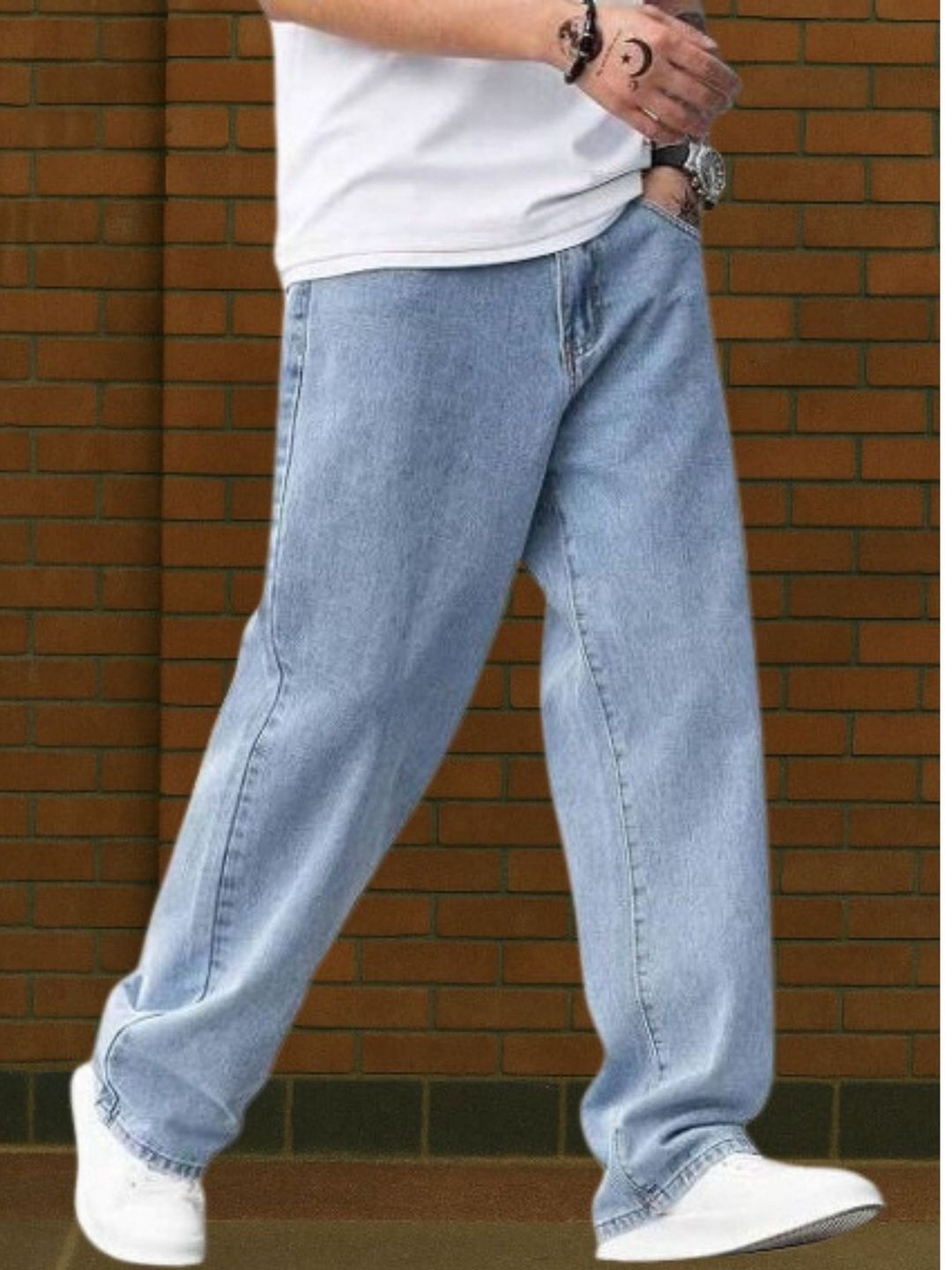 Veltick Men Mid-Rise Light Fade Jeans-image-35