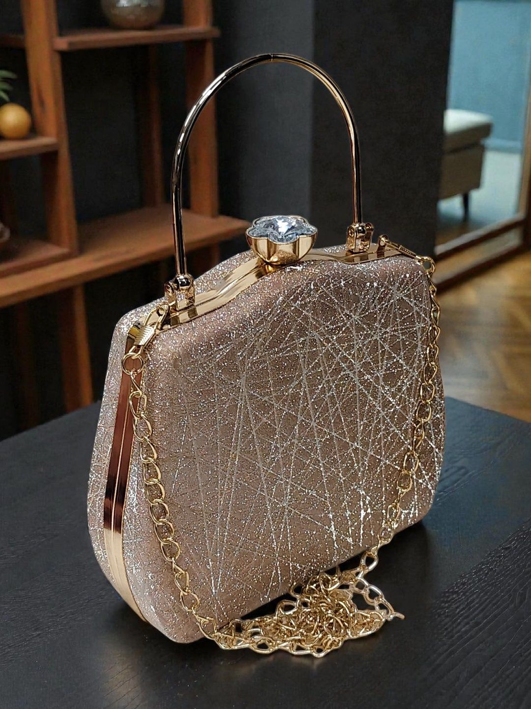 MISHA Textured Box Clutch-picture-12
