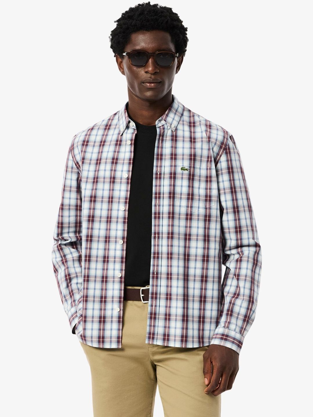 Lacoste Men Checked Casual Shirt-image-26