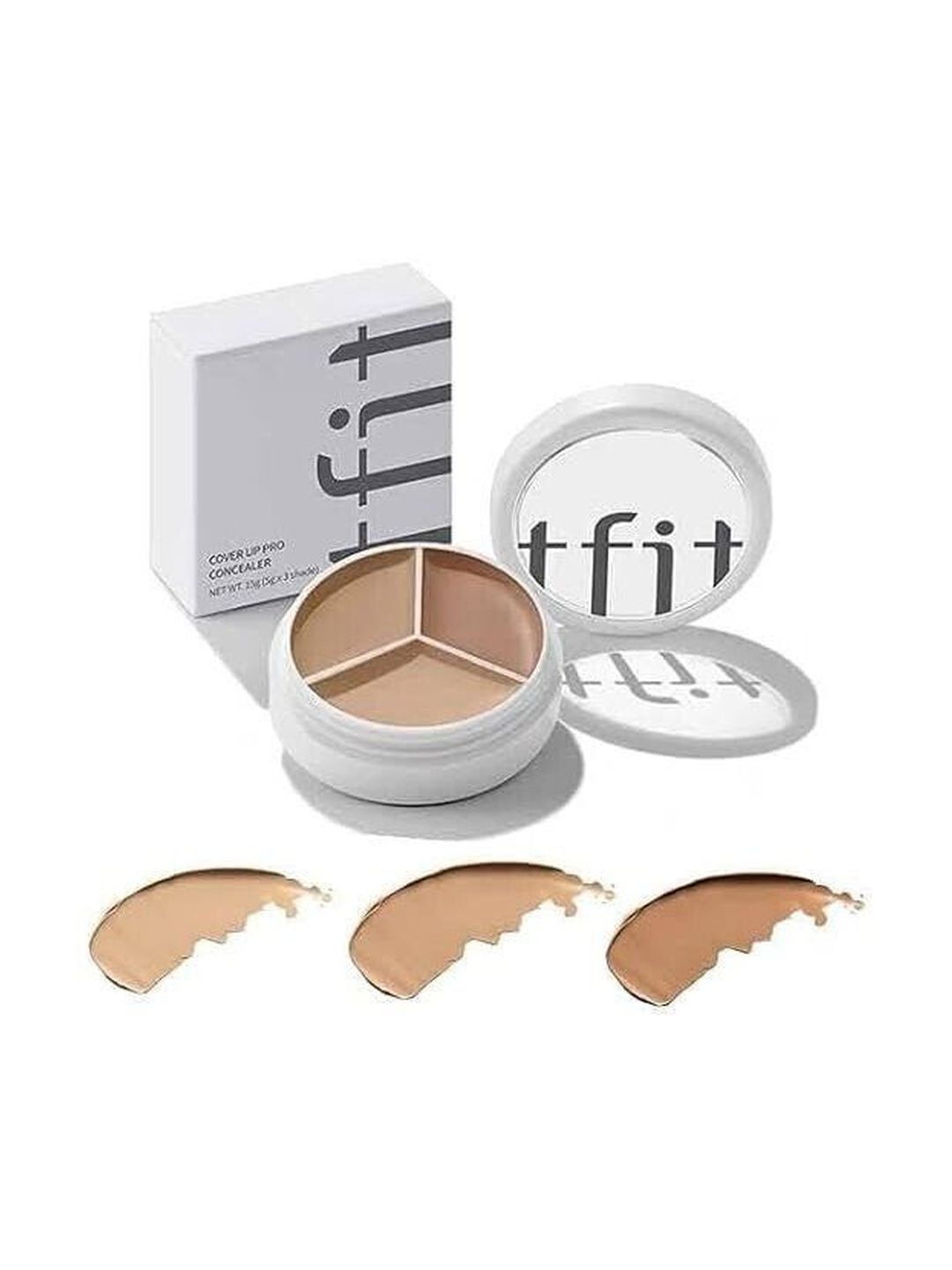 WRYAK T Fit 3-In-1 Pro Concealer Palette - Neutral Light & Dark-image-39