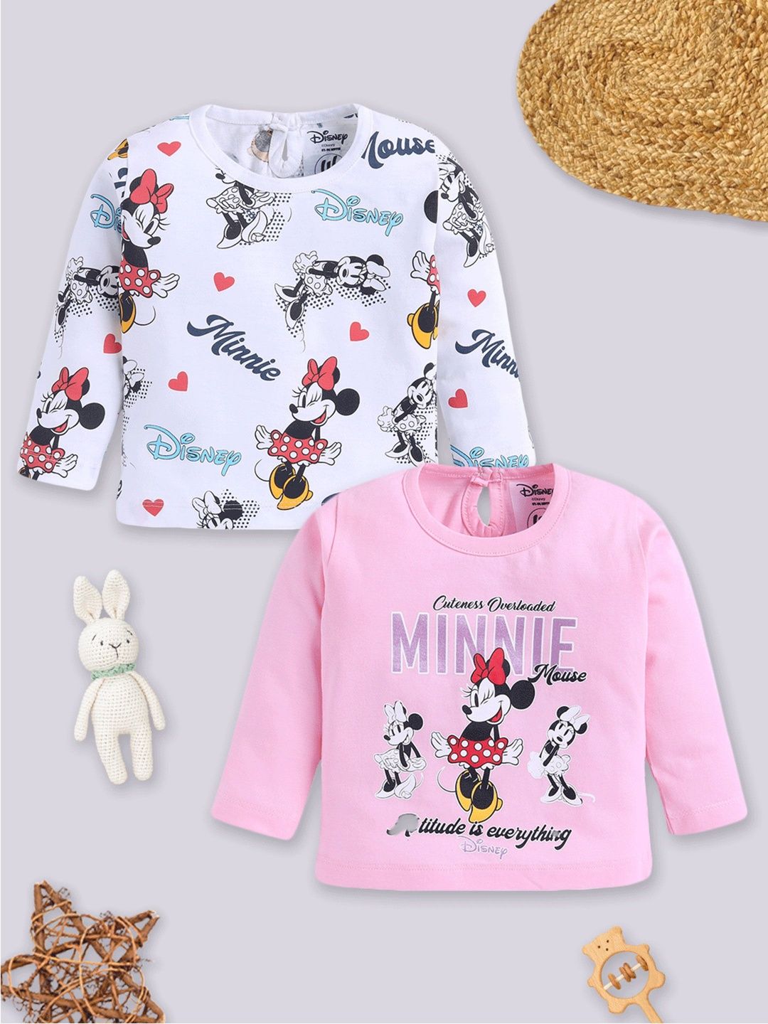 YK Disney Girls Pure Cotton Tshirts-picture-38