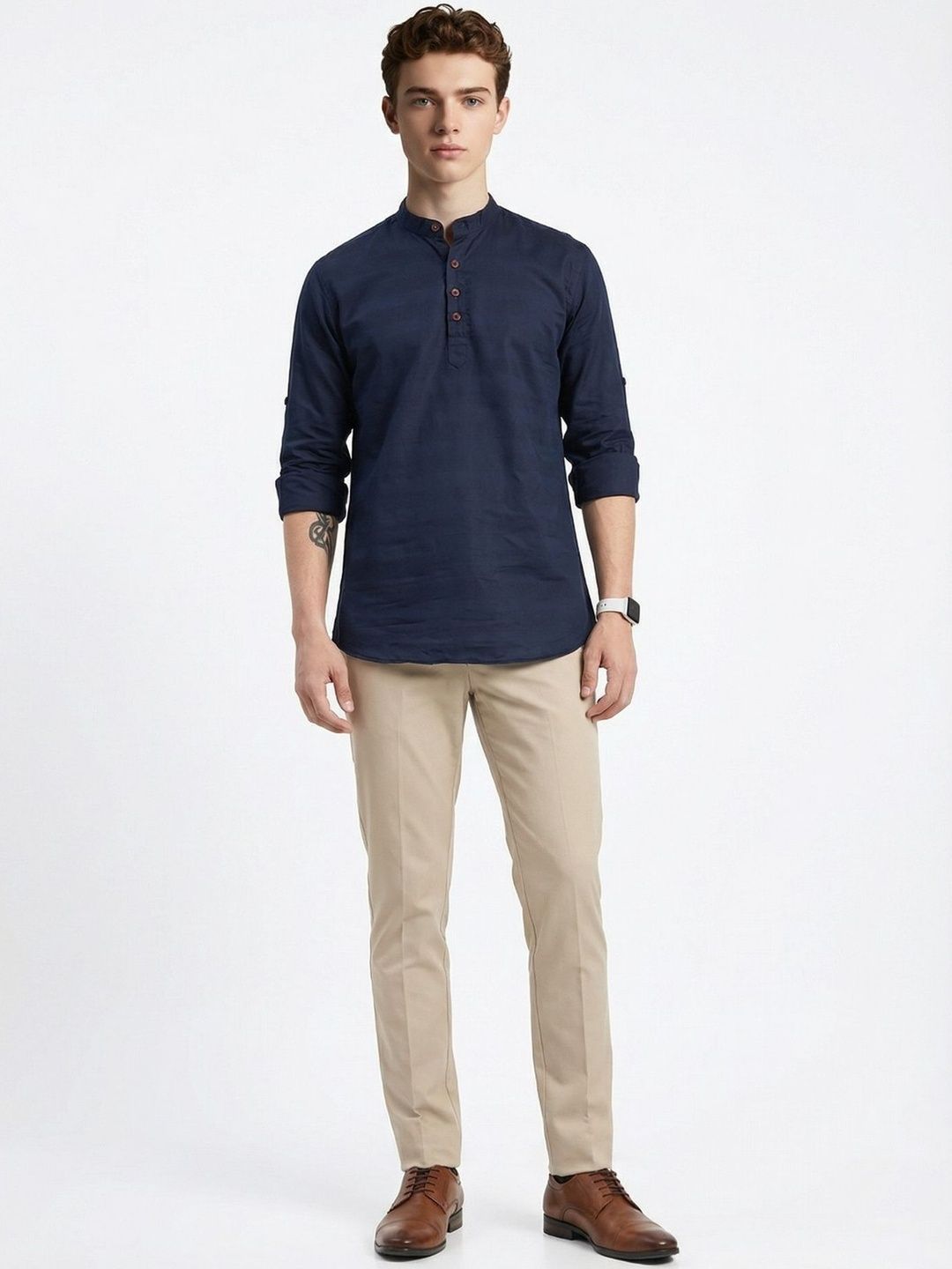 SZN Men Striped Thread Work Kurta-picture-20