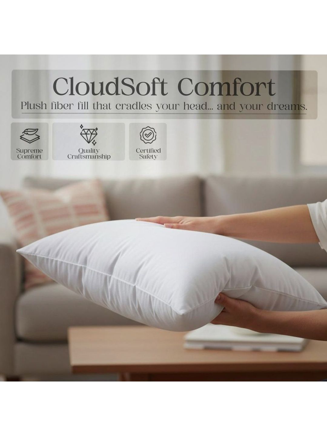 Utopia Bedding White Set of 2 Cotton Filled Cotton Ultra Soft Sleep Pillow-picture-51