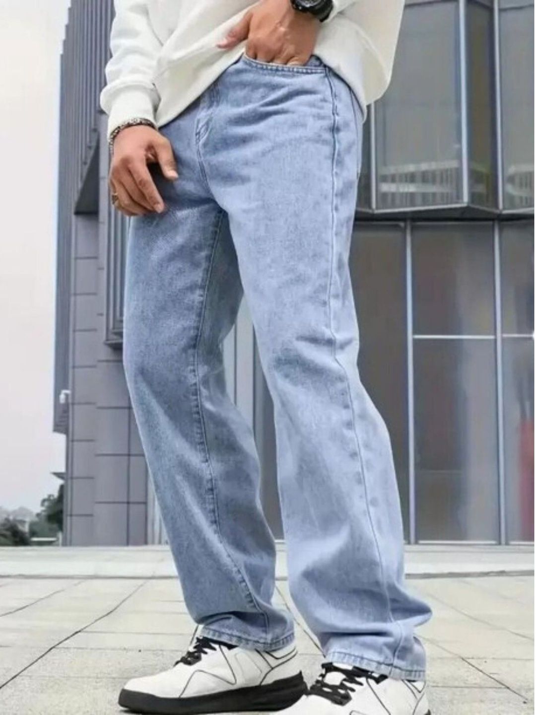 Veltick Men Mid-Rise Light Fade Jeans-image-21