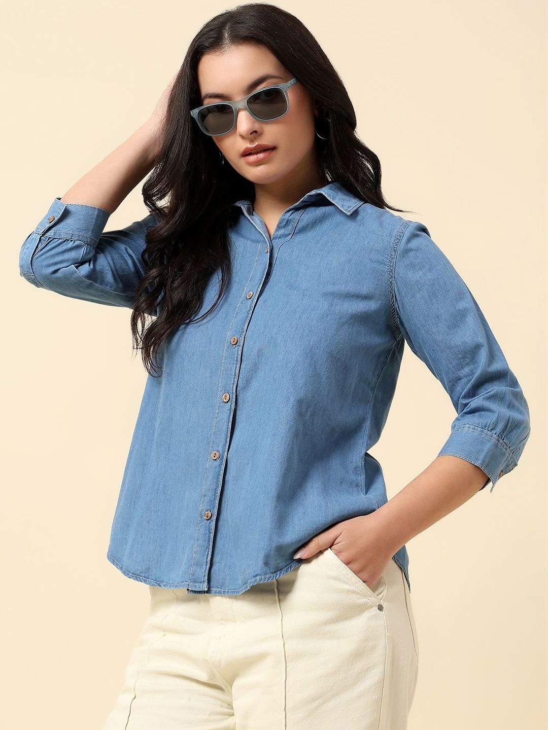 Cantabil Cotton Denim Top-picture-25