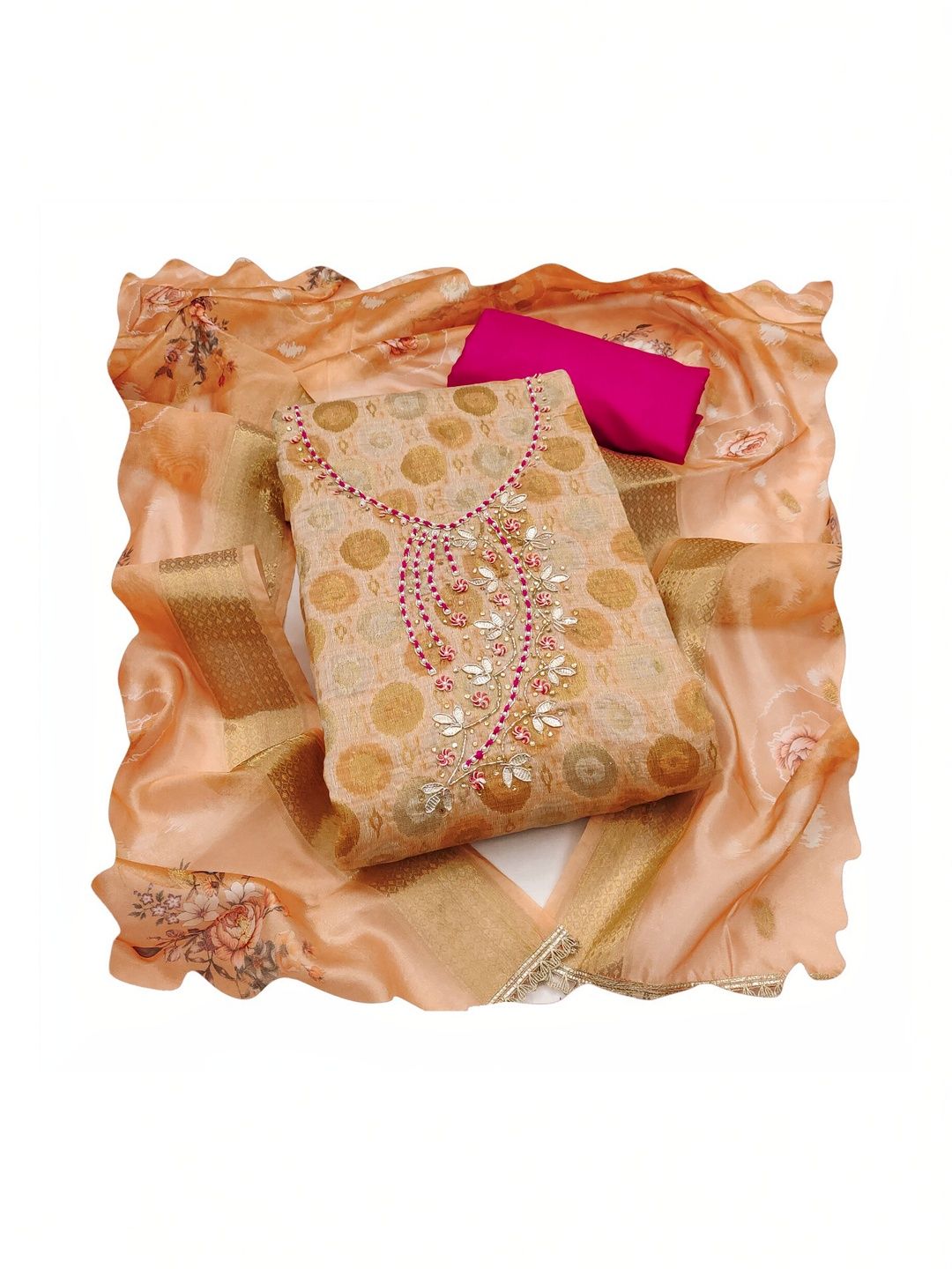 Maroosh Embroidered Unstitched Dress Material-picture-22