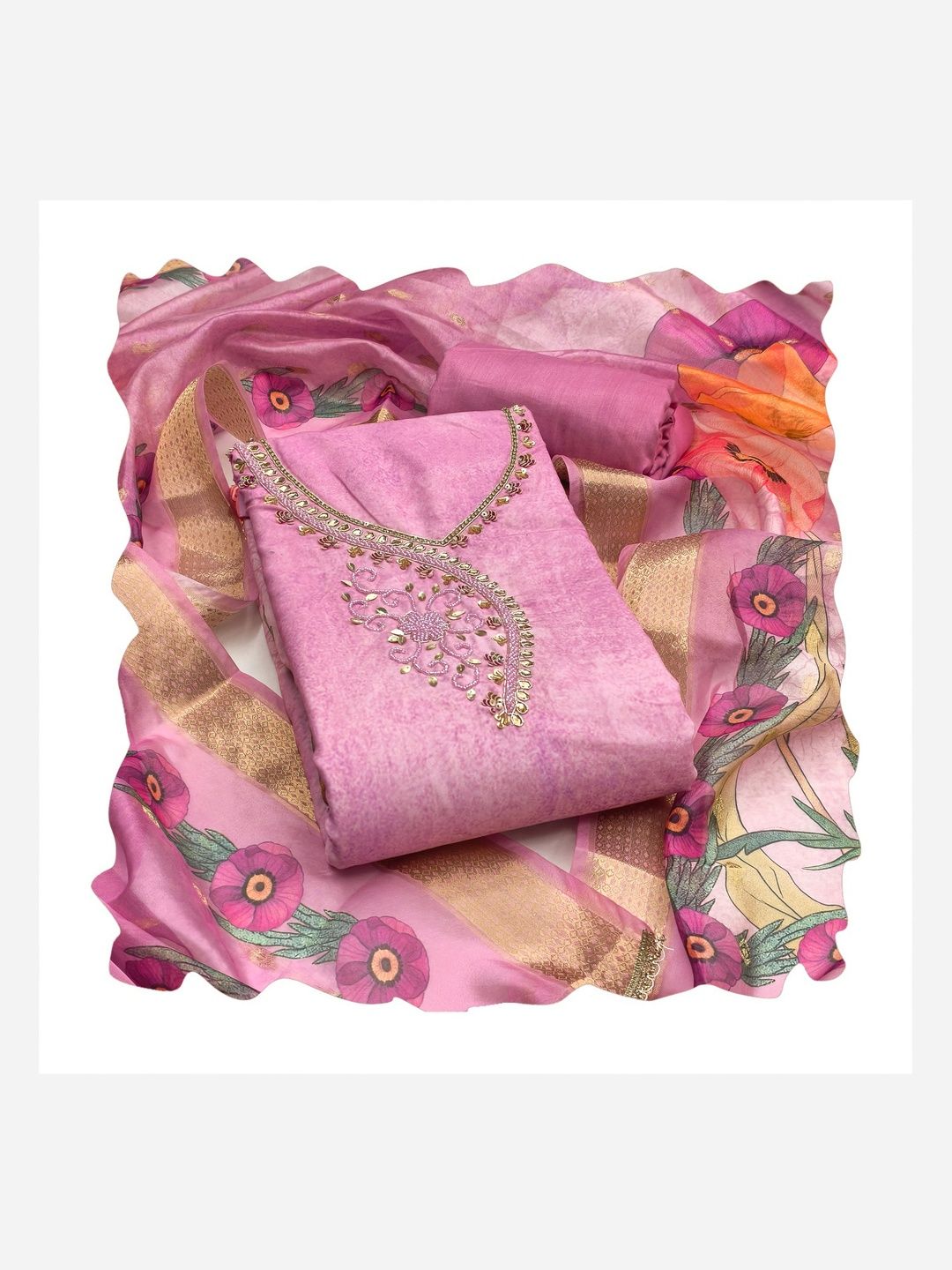 Maroosh Embroidered Unstitched Dress Material-picture-39