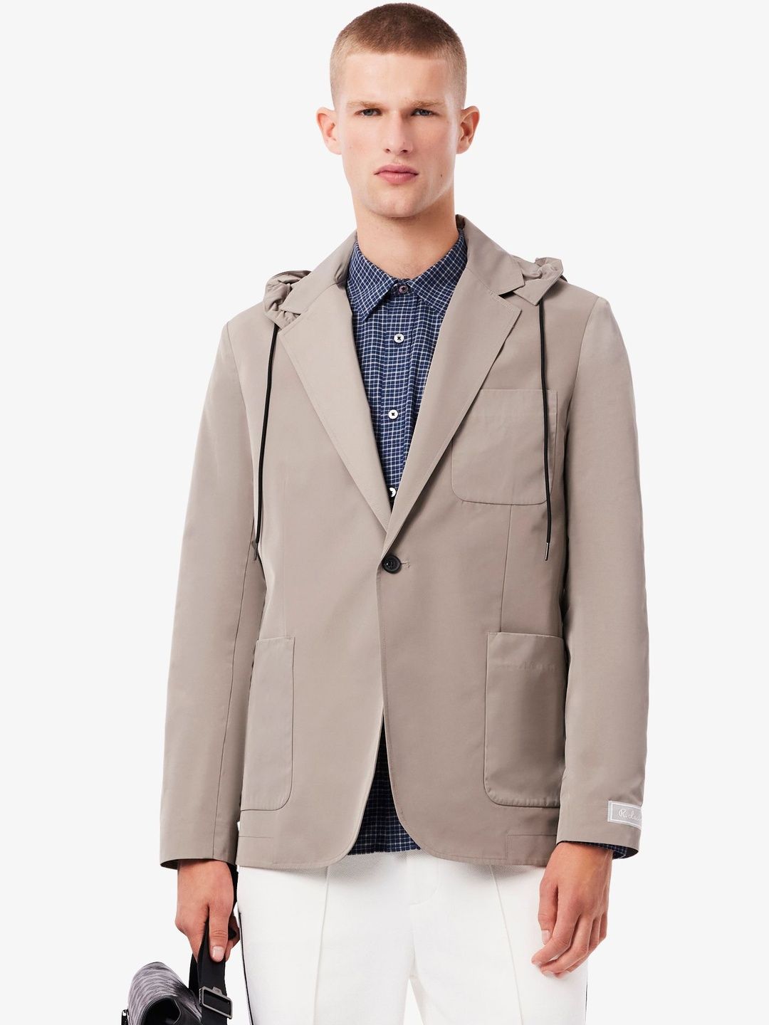 Lacoste Hooded Twill Blazer-image-31